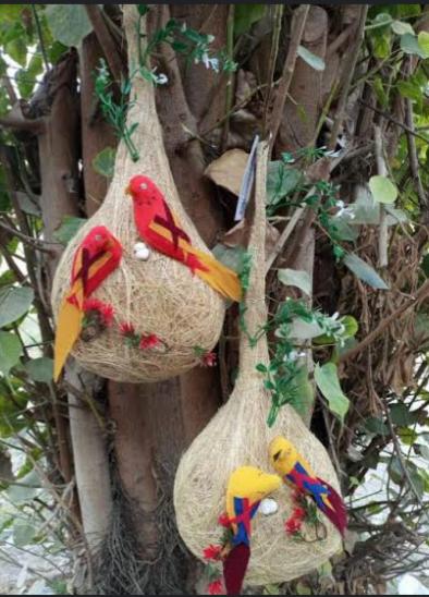 🏡 Traditional Woven Bird Nest | Perfect for Outdoor & Home Decor