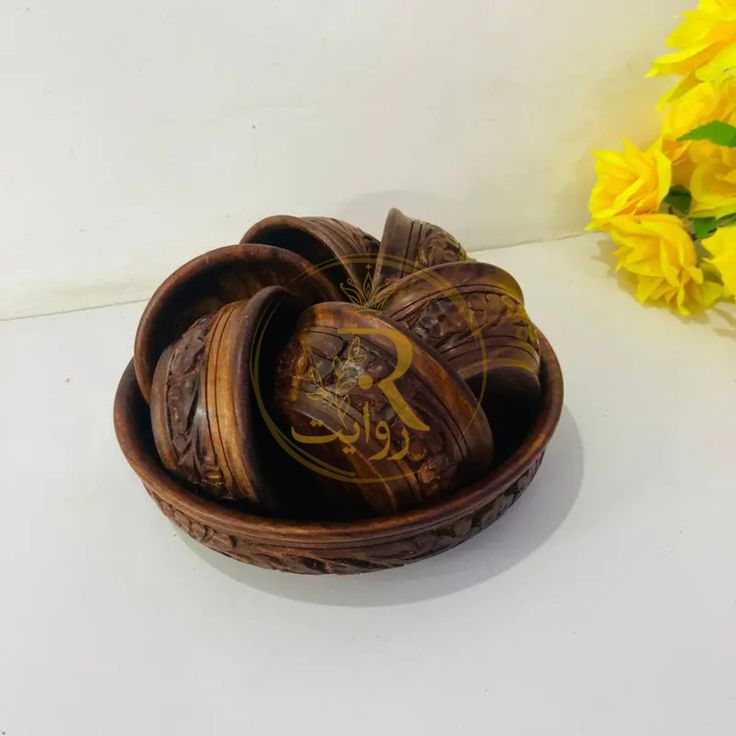 Luxury Handmade Wooden Bowl Set 🪵 | Elegant Serveware for Dining & Décor