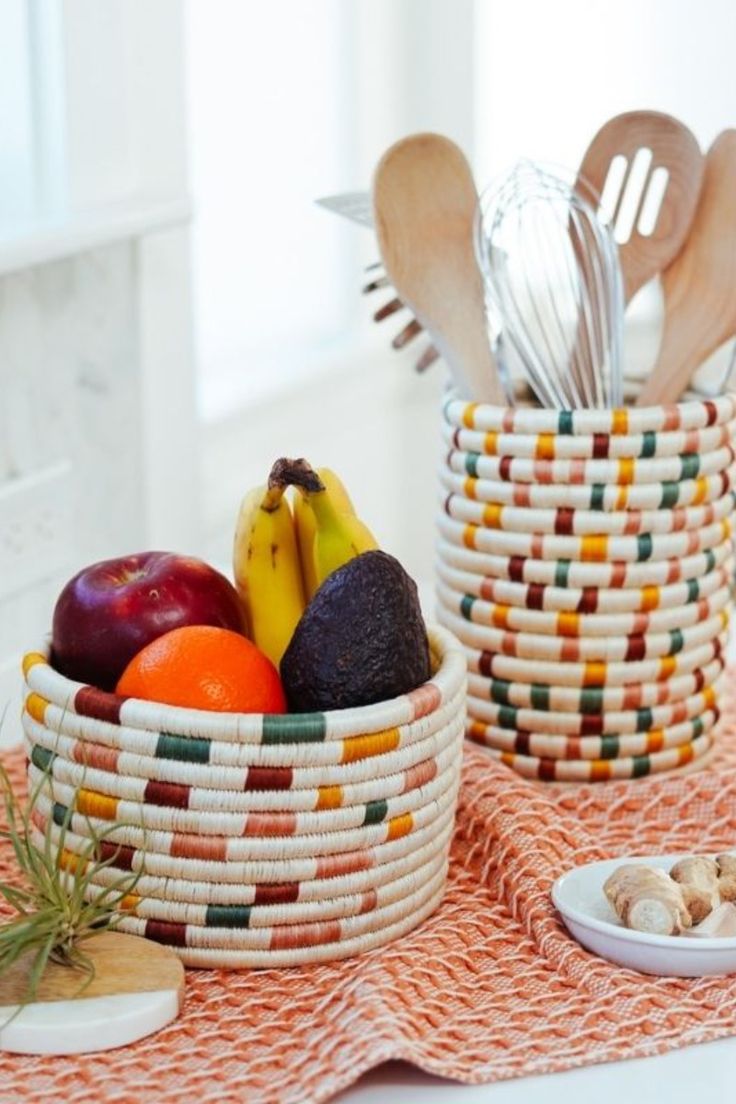 Artisan Woven Basket for Food & Decor ✨